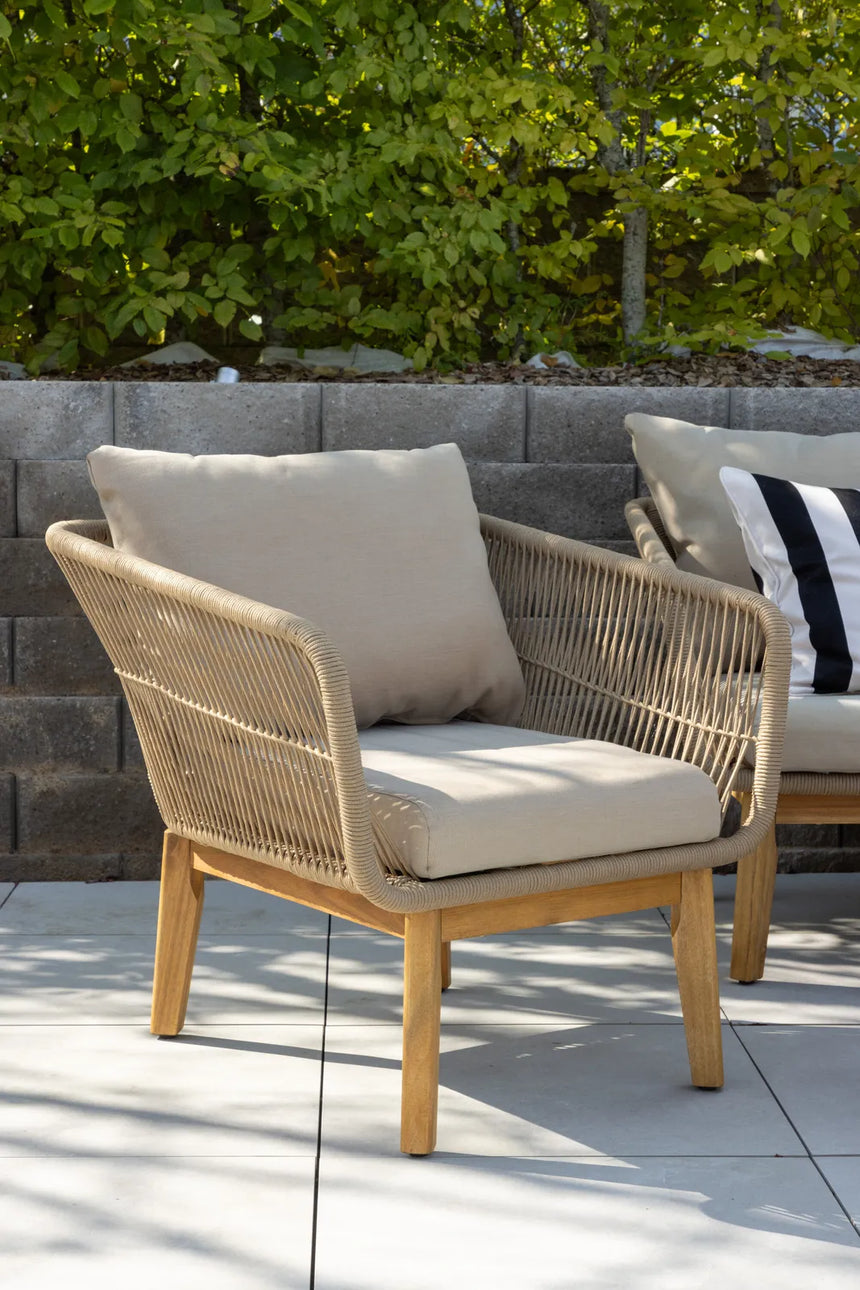 Garten Set Chania aus Akazie in Beige/Natur von Venture Home – Bild 16