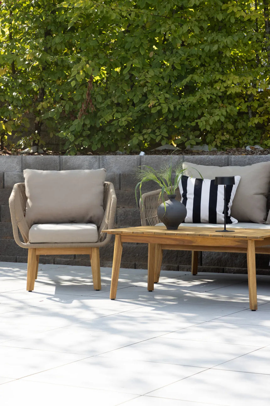 Garten Set Chania aus Akazie in Beige/Natur von Venture Home – Bild 4