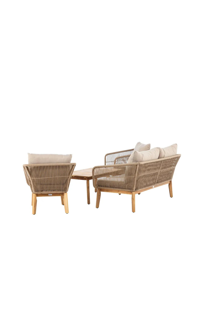 Garten Set Chania aus Akazie in Beige/Natur von Venture Home – Bild 6