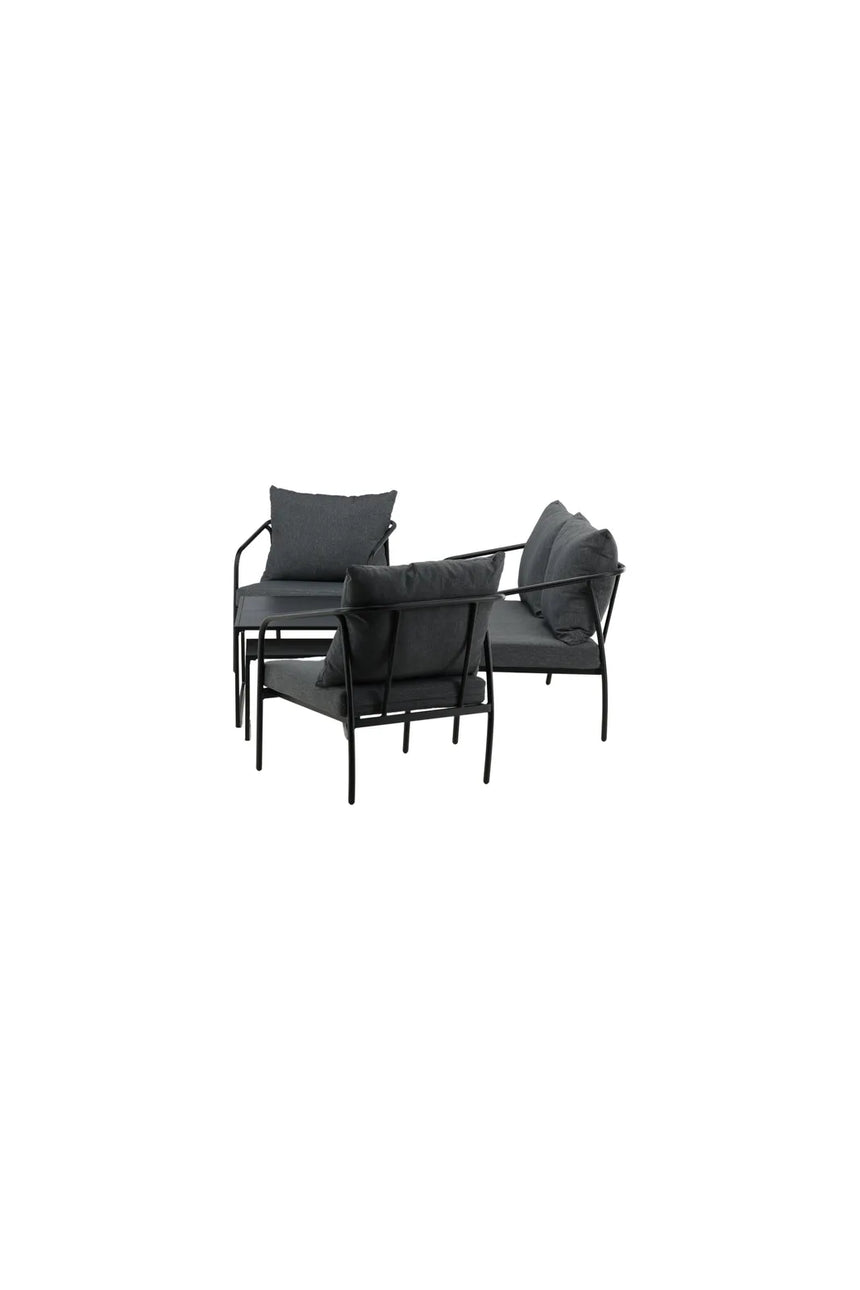 Garten Set Sopot aus Stahl in Schwarz von Venture Home – Bild 4