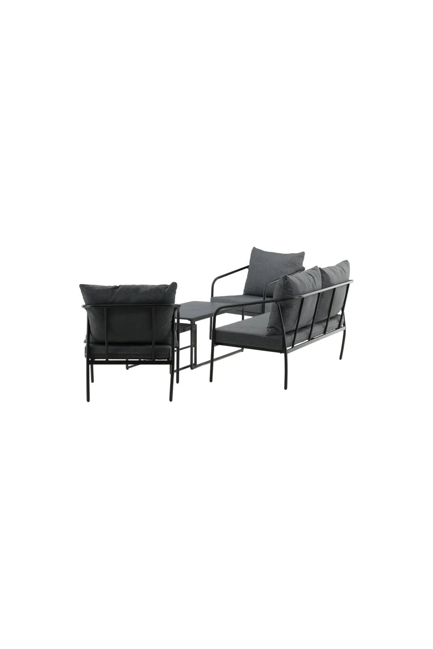 Garten Set Sopot aus Stahl in Schwarz von Venture Home – Bild 5
