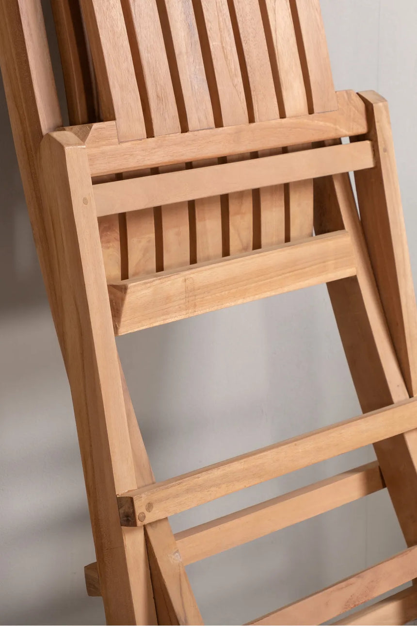 Gartenstuhl Ghana, klappbar, aus Teak in Natur von Venture Home – Bild 15