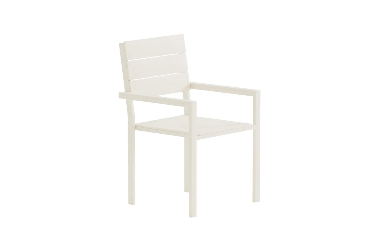 Gartenstuhl Levels aus Aluminium und Polywood in Beige von Venture Home – Bild 6