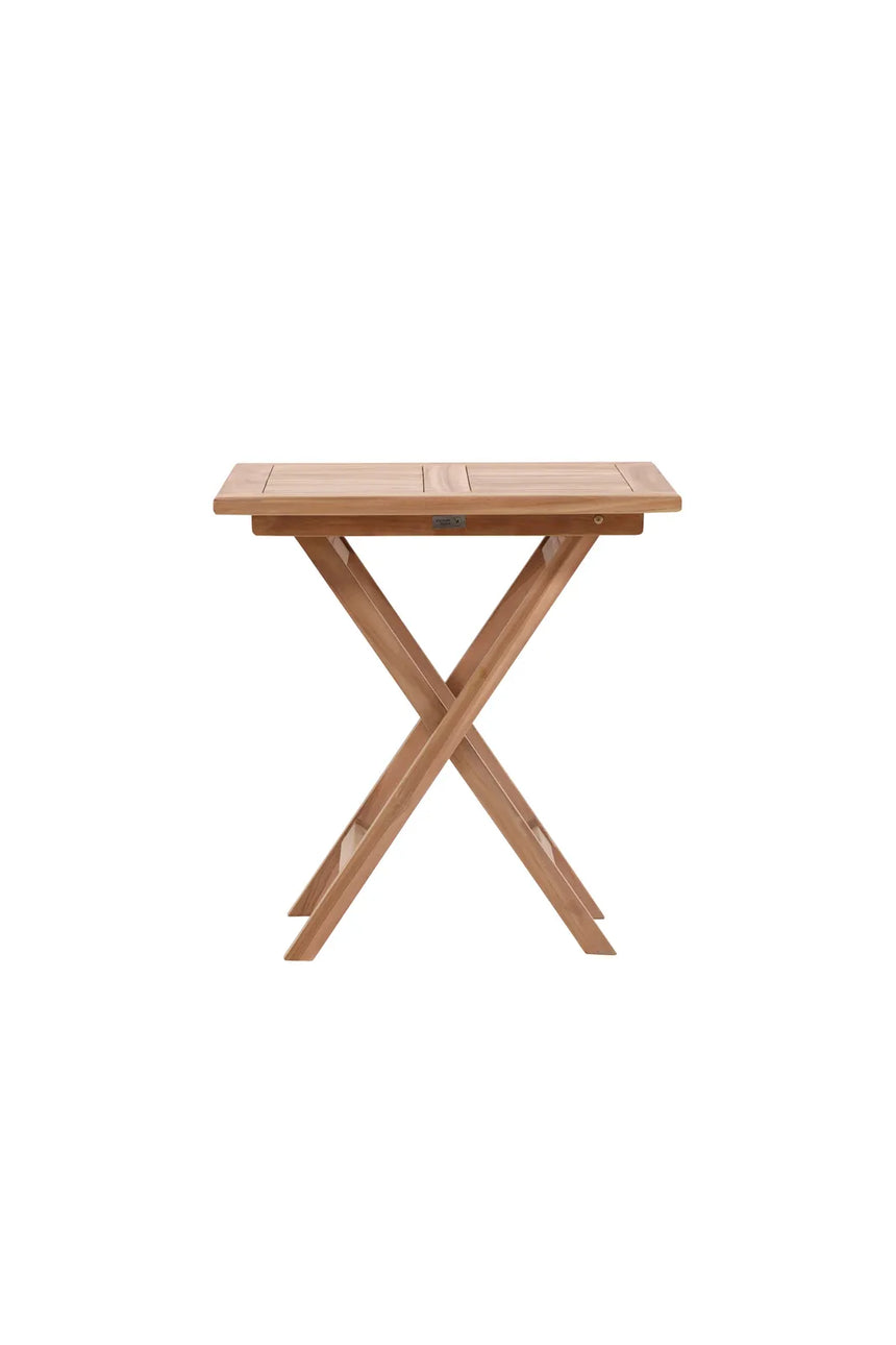 Gartentisch Kenya aus Teak in Natur, klappbar, 70×70×75 cm von Venture Home – Bild 1