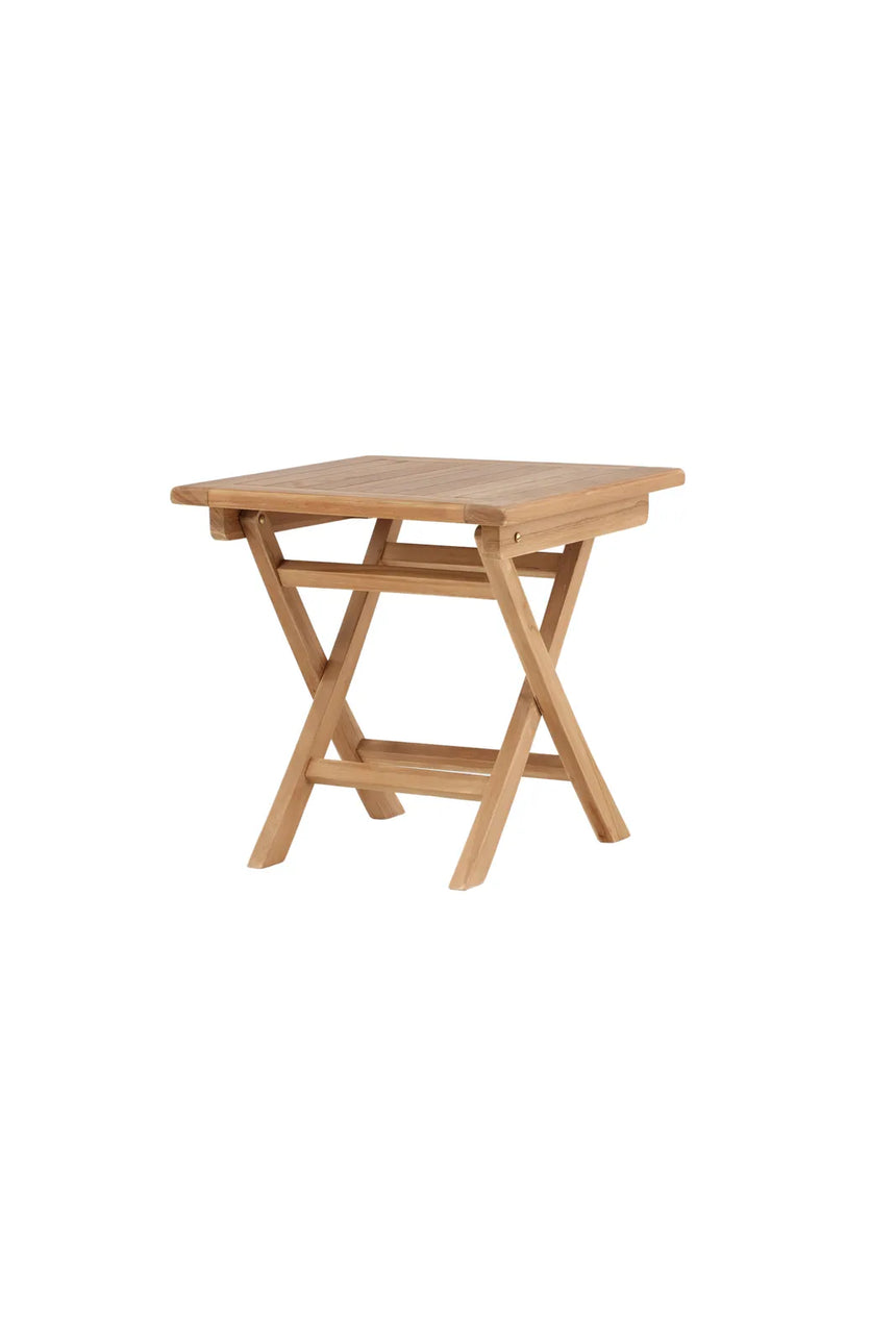 Gartentisch Kenya aus Teak in Natur, quadratisch, 50×50×50 cm von Venture Home – Bild 2