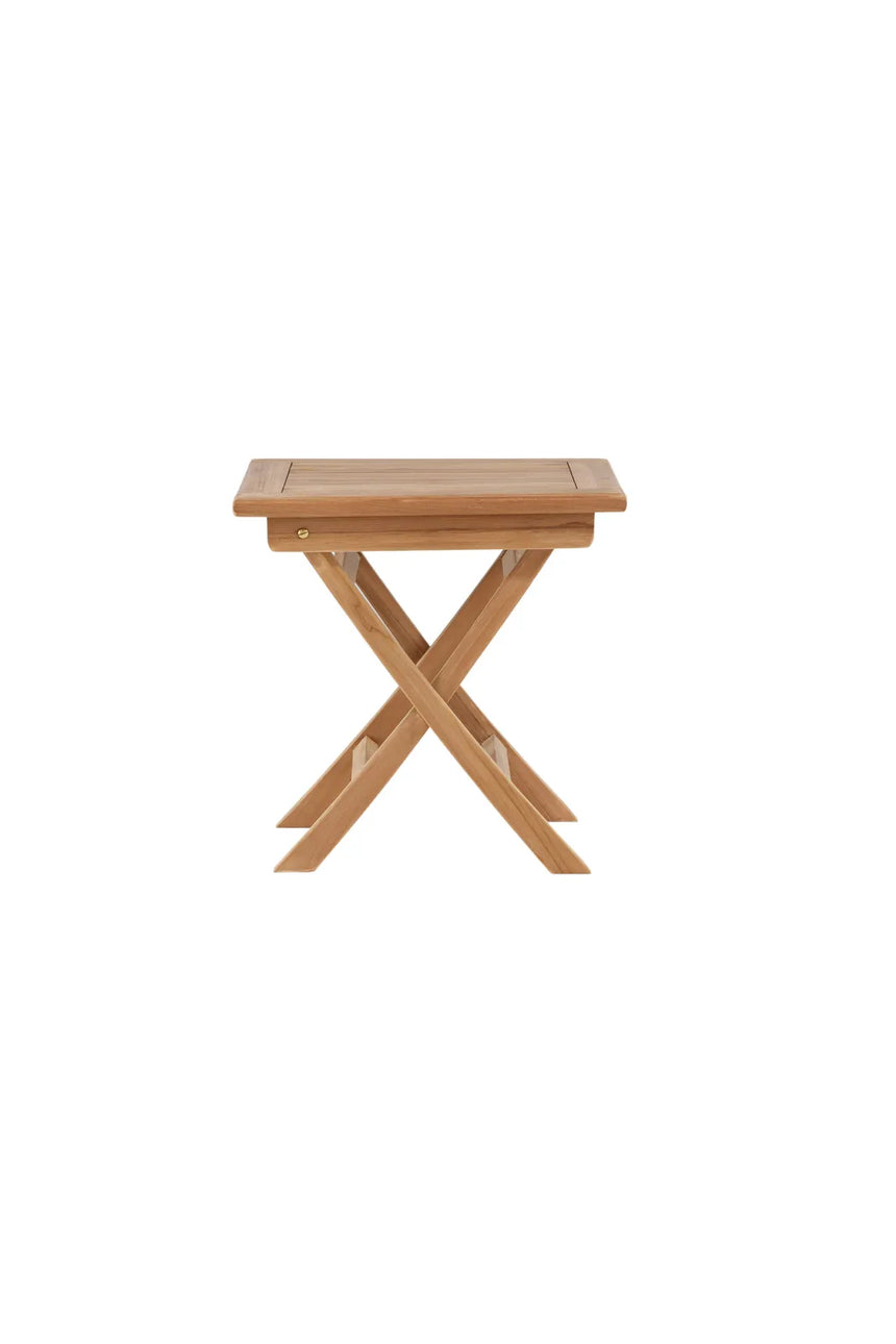 Gartentisch Kenya aus Teak in Natur, quadratisch, 50×50×50 cm von Venture Home – Bild 4