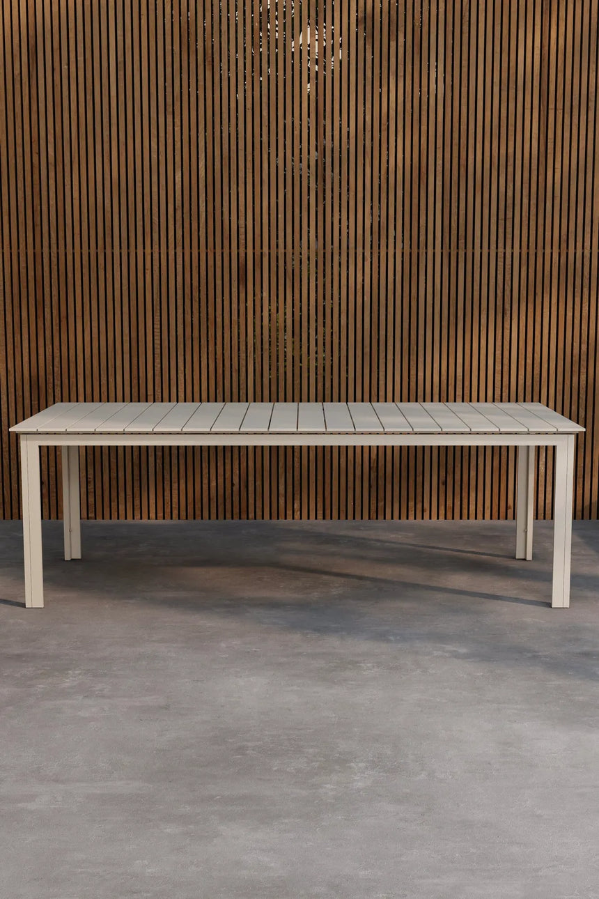 Gartentisch Levels aus Polywood und Aluminium in Beige, ausziehbar, 229-310 cm von Venture Home – Bild 4