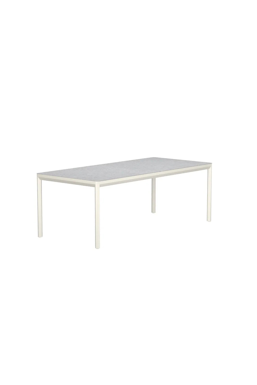 Gartentisch Lino aus Aluminium und Keramikglas in Beige, 220×100×74 cm von Venture Home – Bild 2