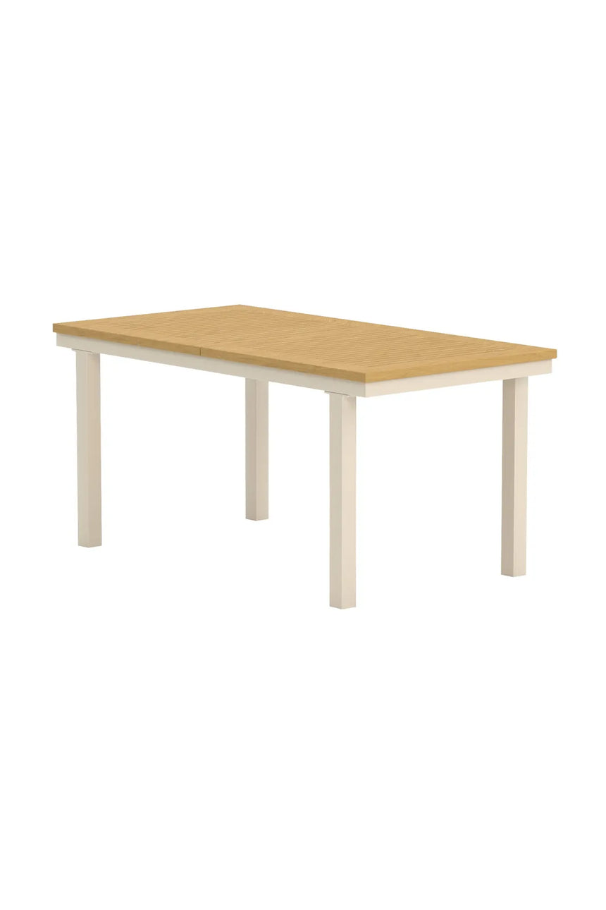 Gartentisch Panama aus Teak und Aluminium in Beige/Natur, erweiterbar, 160-240 cm von Venture Home – Bild 2