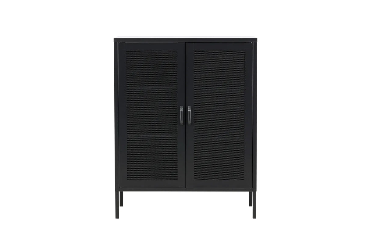 Kommode Misha aus Stahl in schwarz, 40x80x101,5 cm von Venture Home – Bild 17