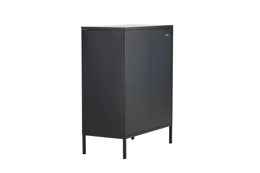 Kommode Misha aus Stahl in schwarz, 40x80x101,5 cm von Venture Home – Bild 21