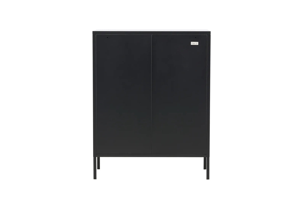 Kommode Misha aus Stahl in schwarz, 40x80x101,5 cm von Venture Home – Bild 23