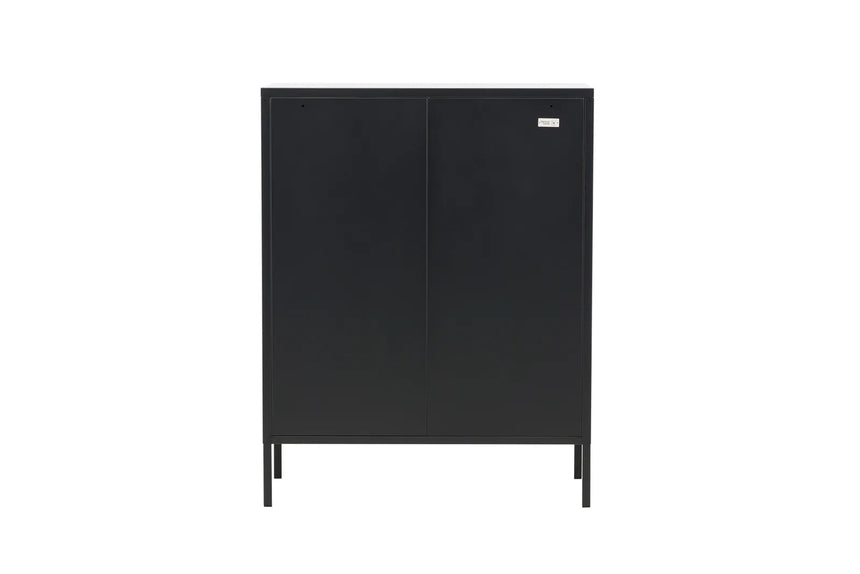 Kommode Misha aus Stahl in schwarz, 40x80x101,5 cm von Venture Home – Bild 23