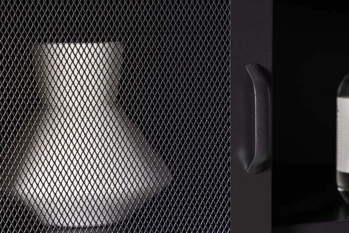 Kommode Misha aus Stahl in schwarz, 40x80x101,5 cm von Venture Home – Bild 31