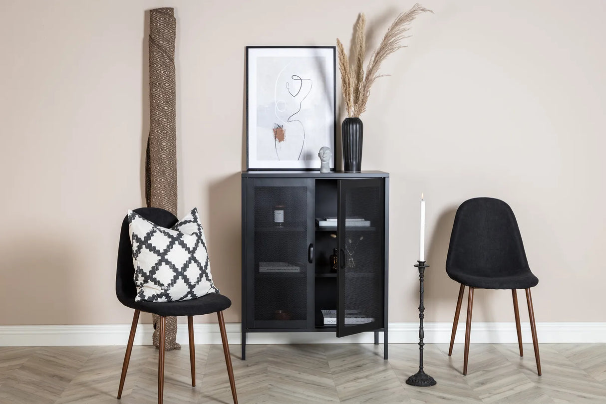 Kommode Misha aus Stahl in schwarz, 40x80x101,5 cm von Venture Home – Bild 33