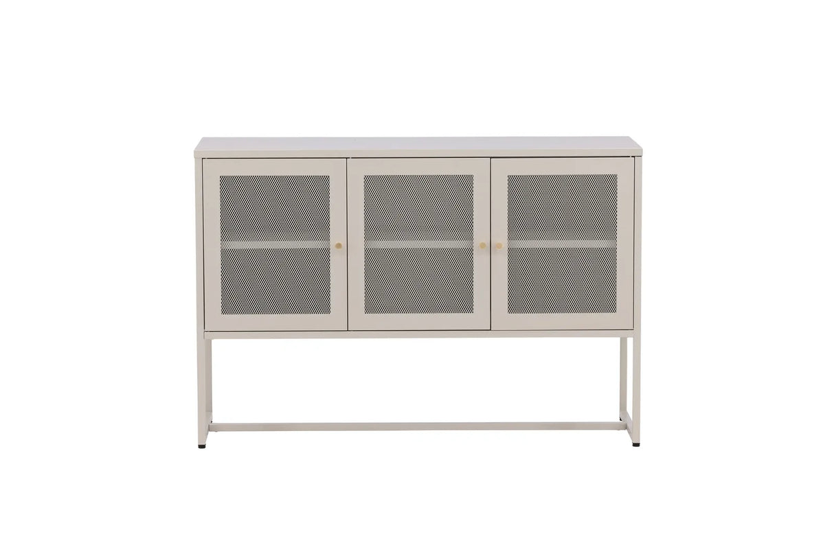 Kommode Piring aus Stahl in beige, 40x120x80 cm von Venture Home – Bild 18
