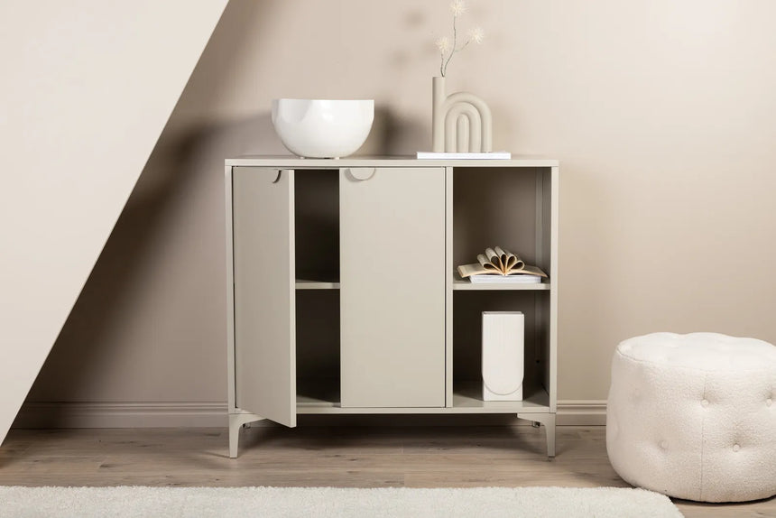 Kommode Piring aus Stahl in beige, 42x110x100 cm von Venture Home – Bild 32