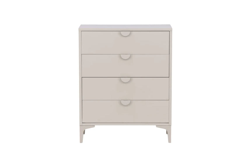 Kommode Piring aus Stahl mit 4 Schubladen in beige, 40x78x98 cm von Venture Home – Bild 18