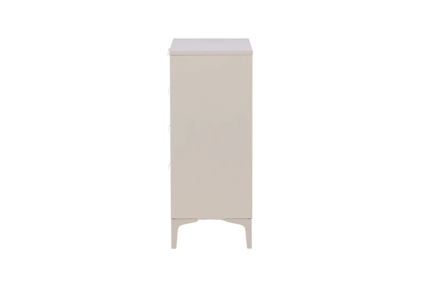 Kommode Piring aus Stahl mit 4 Schubladen in beige, 40x78x98 cm von Venture Home – Bild 21