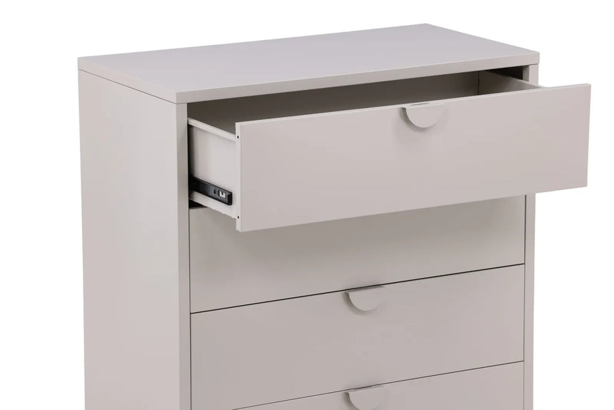 Kommode Piring aus Stahl mit 4 Schubladen in beige, 40x78x98 cm von Venture Home – Bild 30
