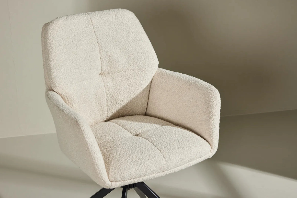 Manchi Esszimmerstuhl 2er-Pack - Schwarz / Weiß von Venture Home – Produktbild 4