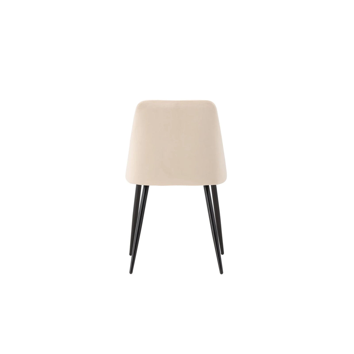 Nacht Esszimmerstuhl Schwarz / Beige Samt von Venture Home – Produktbild 11