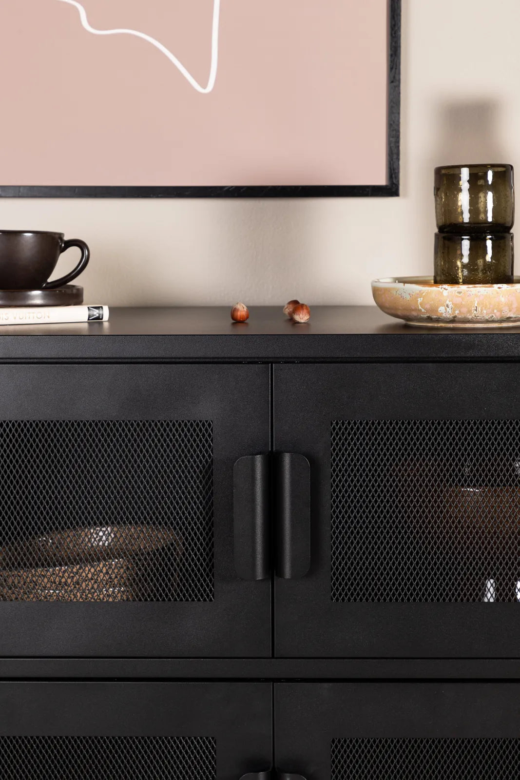 Nachtisch Bakal aus Stahl in schwarz, 90x40x75 cm von Venture Home – Bild 18