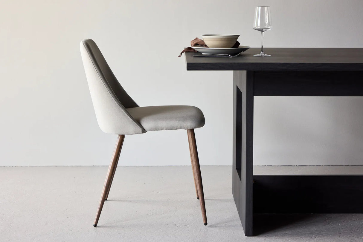 Night Essstuhl Mocca / Beige Leinen von Venture Home – Produktbild 6