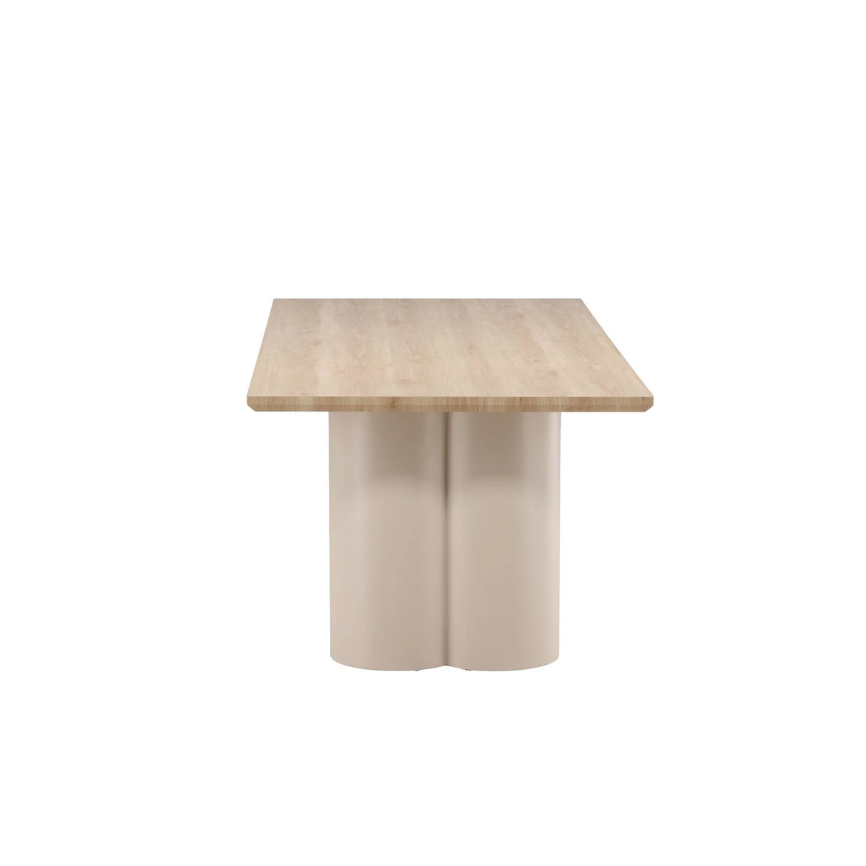 Olivia rechteckiger Esstisch Beige / Whitewash 100x210 cm von Venture Home – Produktbild 10