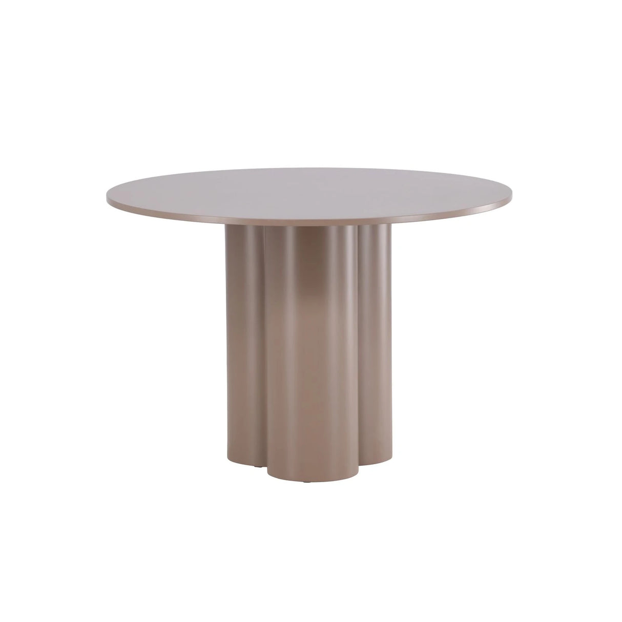 Olivia runder Esstisch 110x110 cm - Dunkelbraun von Venture Home – Produktbild 1