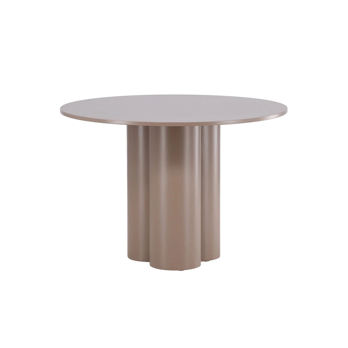 Olivia runder Esstisch 110x110 cm - Dunkelbraun von Venture Home – Produktbild 10