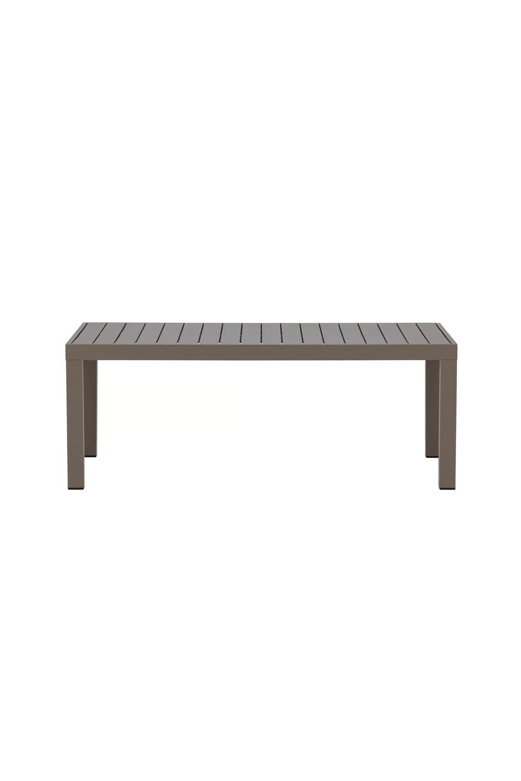 Outdoor Couchtisch Copacabana aus Aluminium in Braun, 120×70×45 cm von Venture Home – Bild 1