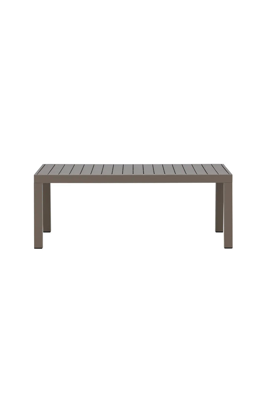 Outdoor Couchtisch Copacabana aus Aluminium in Braun, 120×70×45 cm von Venture Home – Bild 7