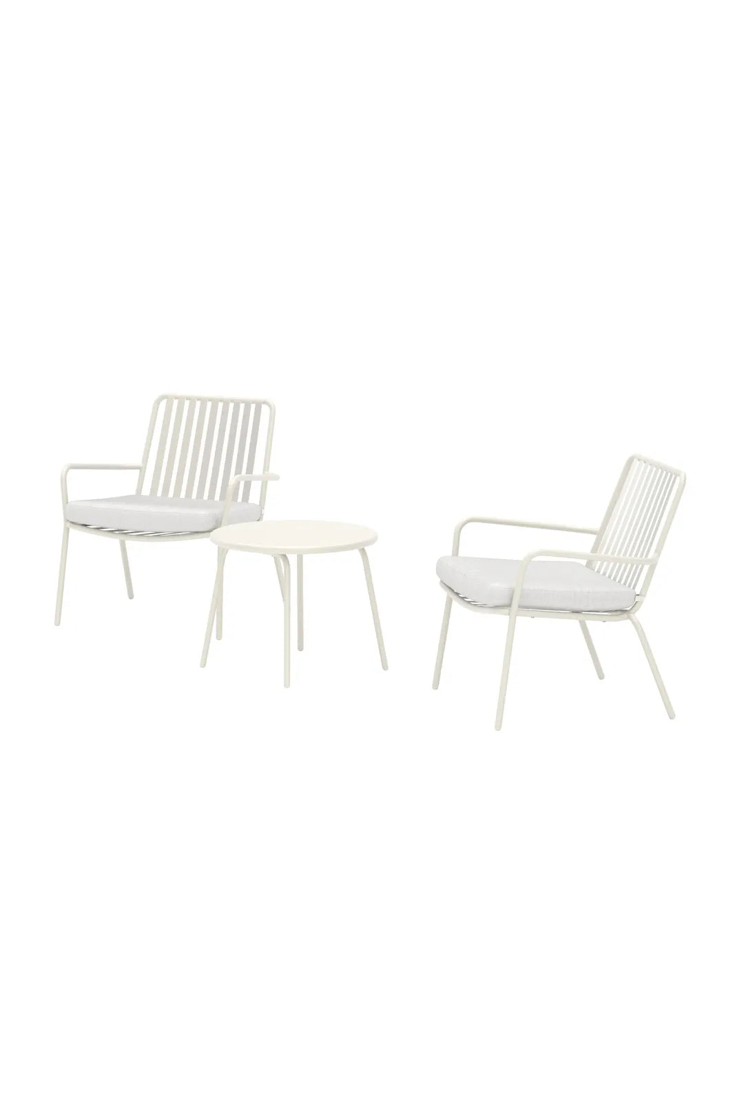 Outdoor Lounge-Set Mykonos aus Stahl in Beige von Venture Home – Bild 3