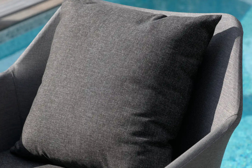 Outdoor Lounge-Set Spoga aus Aluminium mit Polyesterkissen in Schwarz/Grau von Venture Home – Bild 30