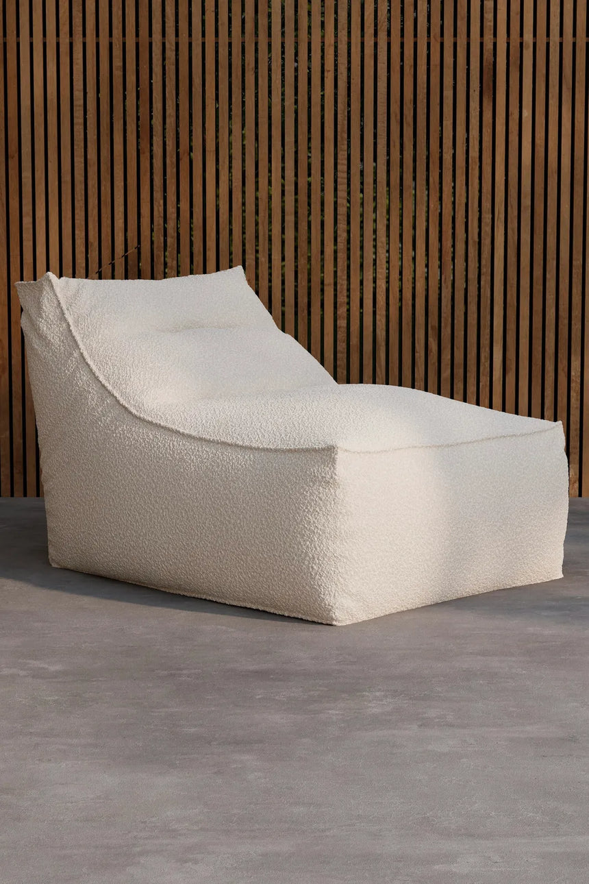 Outdoor Relaxbag Redang aus Olefin in Weiss, ohne Pouf von Venture Home – Bild 4