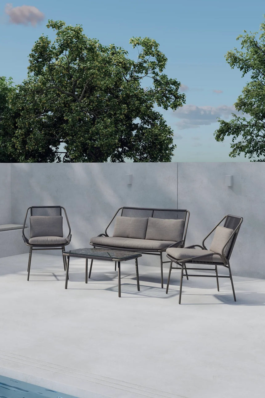 Outdoor Set Zakynthos in Braun, inkl. Kissen von Venture Home – Bild 4