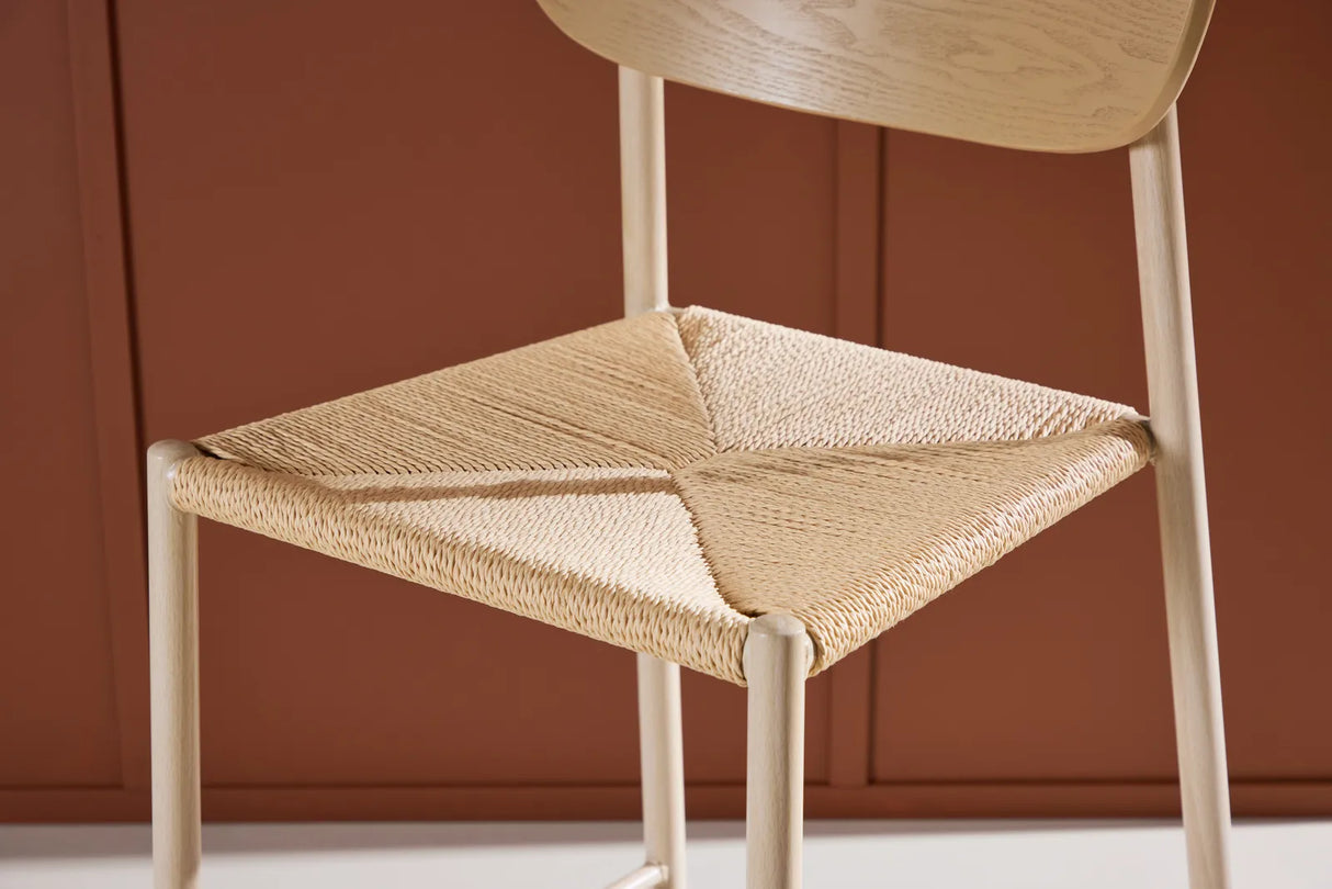 Polly Barstuhl Rückenlehne Whitewash / Nature Rope von Venture Home – Produktbild 4