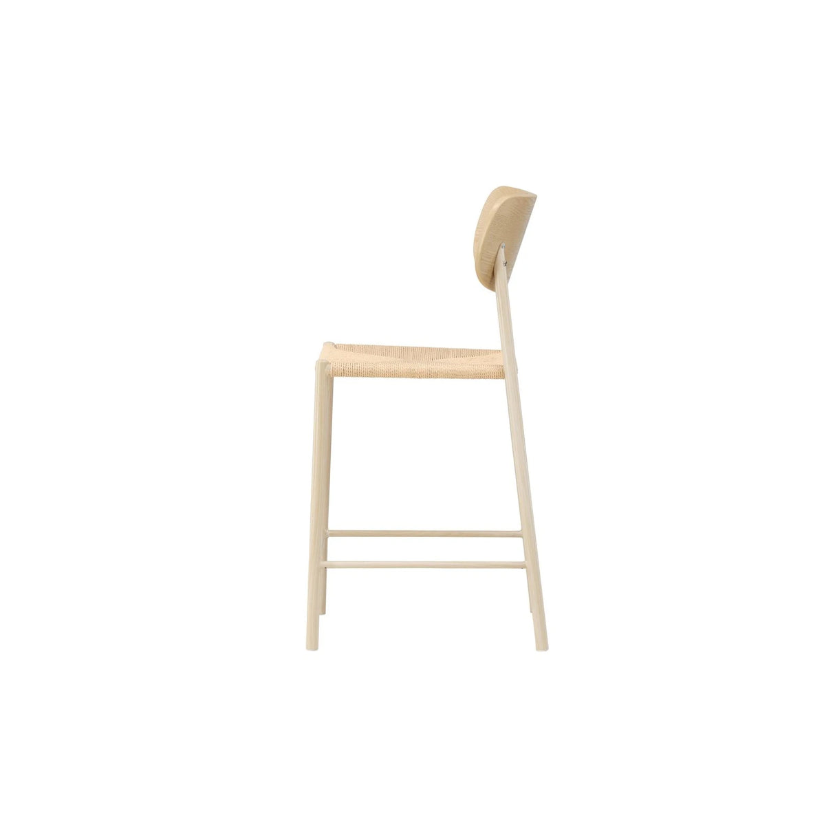 Polly Barstuhl Rückenlehne Whitewash / Nature Rope von Venture Home – Produktbild 8