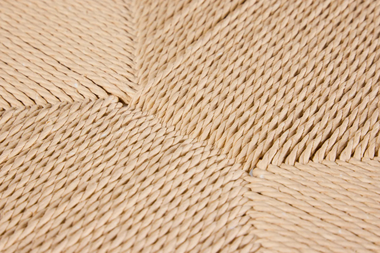 Polly Esszimmerstuhl Metall+Sperrholz Mocca Lackierung / Beige Seil 88x42x55 cm von Venture Home – Produktbild 4