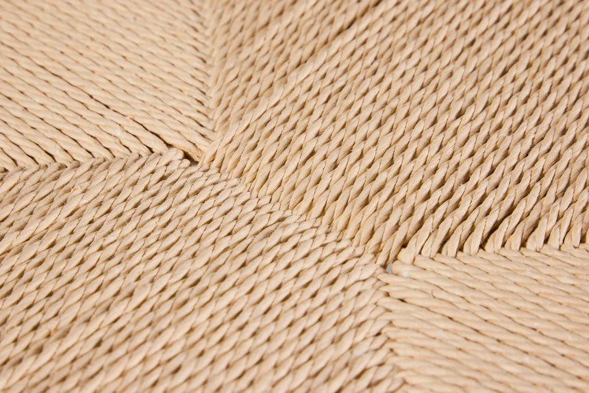 Polly Esszimmerstuhl Metall+Sperrholz Mocca Lackierung / Beige Seil 88x42x55 cm von Venture Home – Produktbild 4