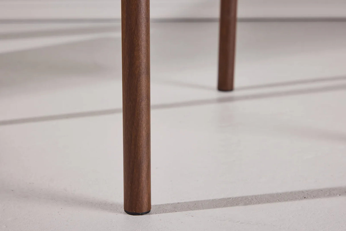 Polly Esszimmerstuhl Metall+Sperrholz Mocca Lackierung / Beige Seil 88x42x55 cm von Venture Home – Produktbild 6