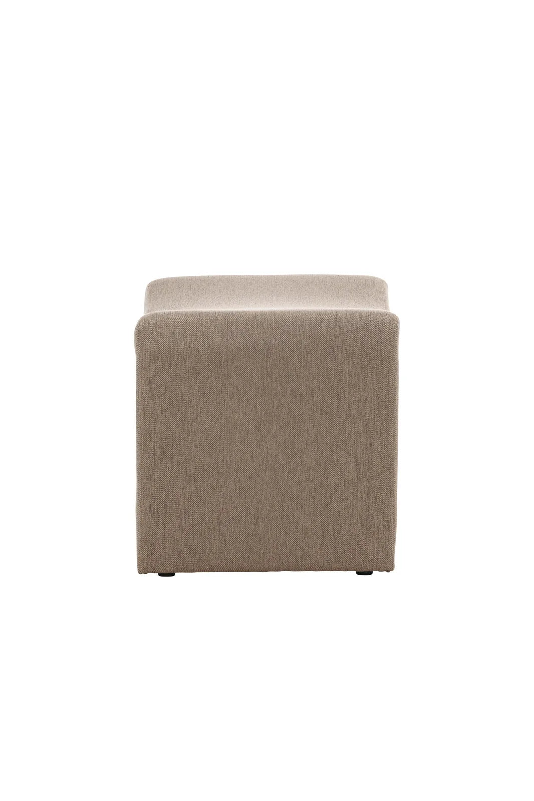 Pouf Bonn in braun von Venture Home – Bild 4