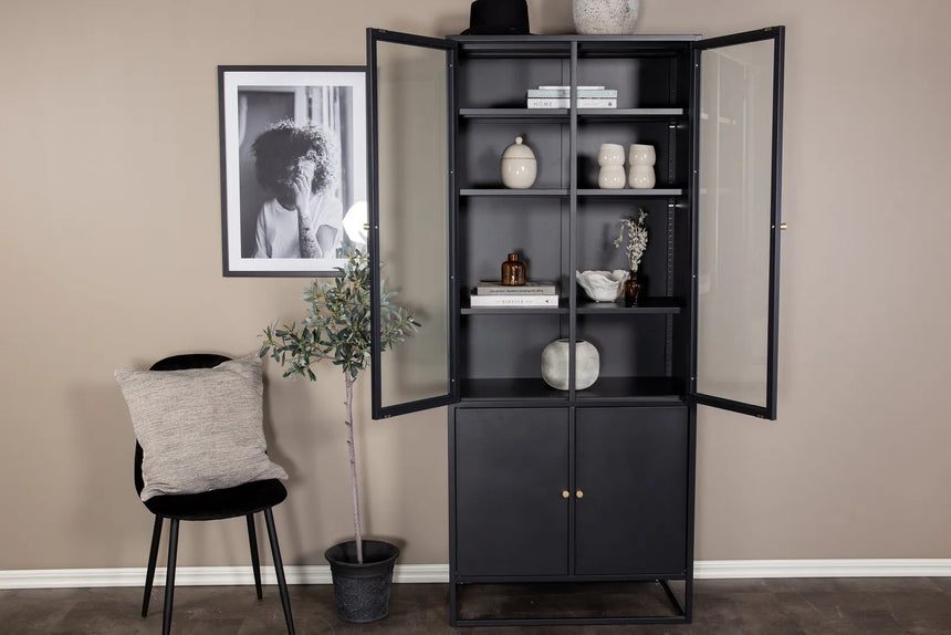 Regal Bakal aus Stahl in schwarz, 80x40x190 cm von Venture Home – Bild 34