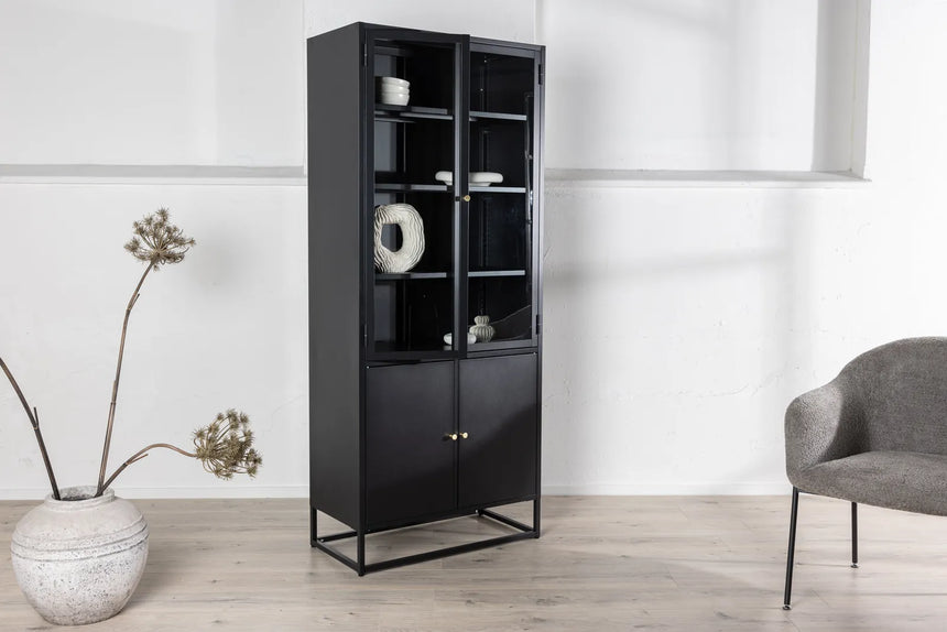 Regal Bakal aus Stahl in schwarz, 80x40x190 cm von Venture Home – Bild 36