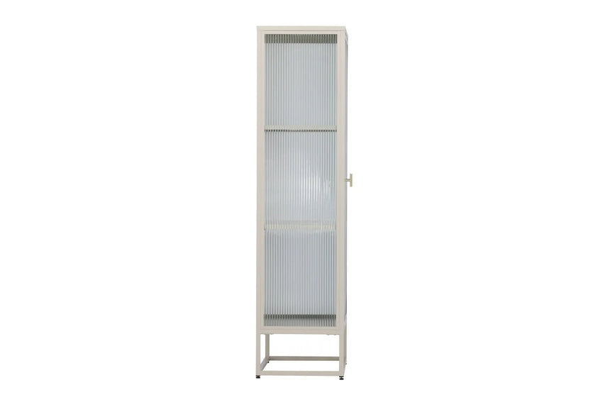 Regal Garis aus Stahl mit Glas in beige, 40x70x160 cm von Venture Home – Bild 19