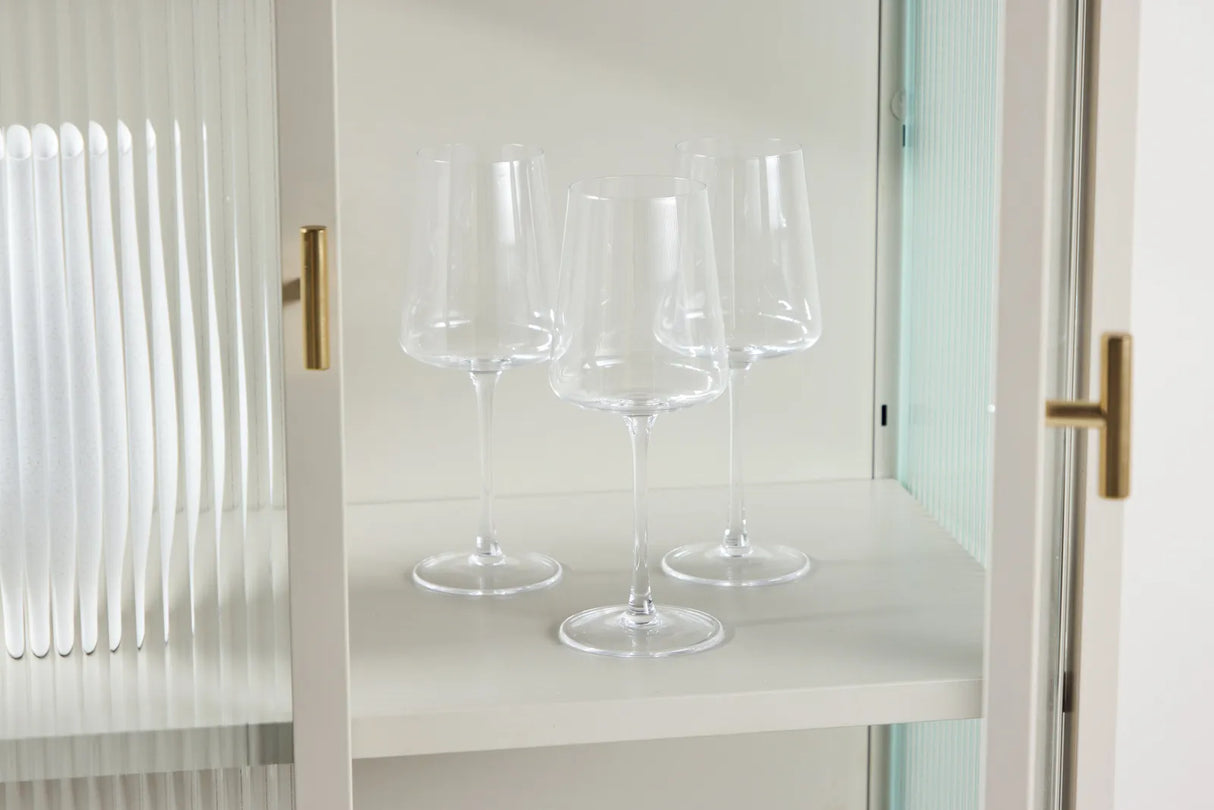 Regal Garis aus Stahl mit Glas in beige, 40x70x160 cm von Venture Home – Bild 35