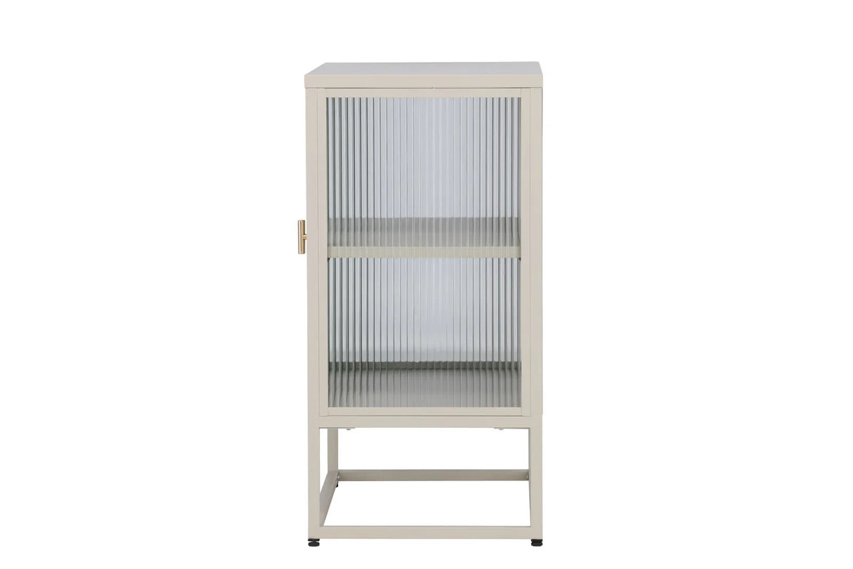 Regal Garis aus Stahl mit Glas in beige, 40x70x80 cm von Venture Home – Bild 21