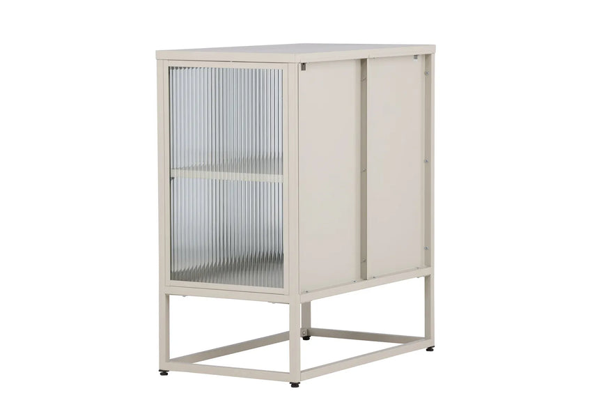 Regal Garis aus Stahl mit Glas in beige, 40x70x80 cm von Venture Home – Bild 22