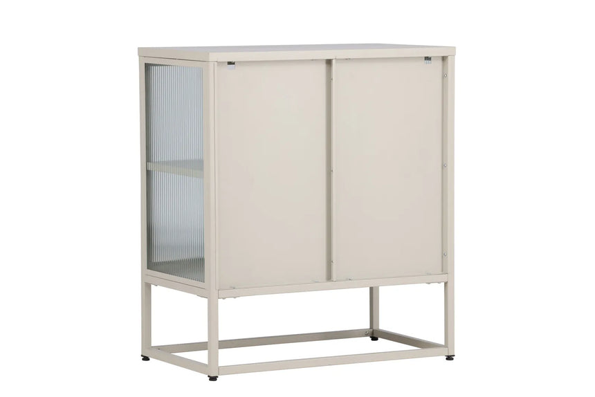 Regal Garis aus Stahl mit Glas in beige, 40x70x80 cm von Venture Home – Bild 23